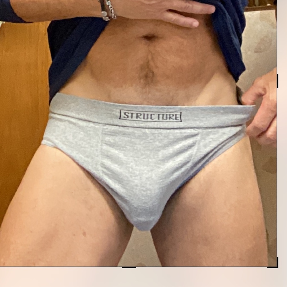 Structure, Vintage, Gray Medium Brief - image 1